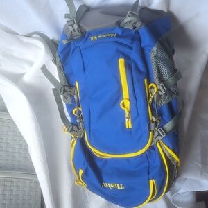 Thrive Blue and Yellow Men's Hiking/Skiing Backpack